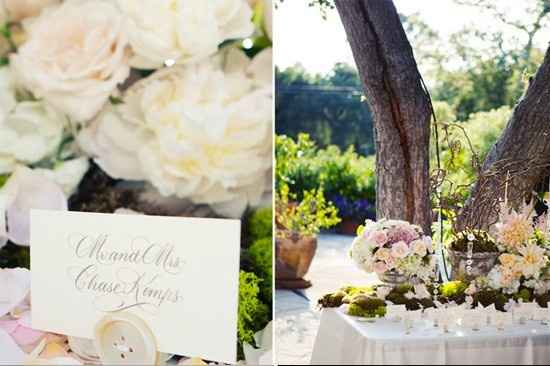 plumes rose et blanc