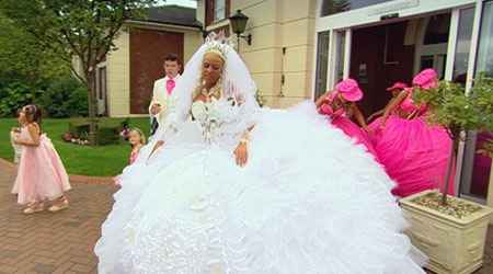 robe de mariée moche