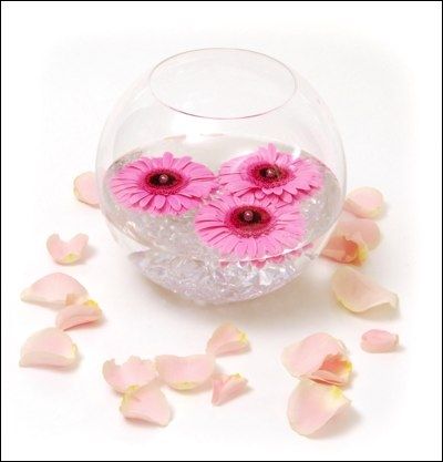 déco table rose et blanc