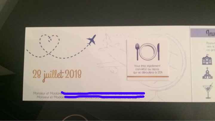  nous avons enfin Reçu nos Faire-parts ! 😃😍 - 2