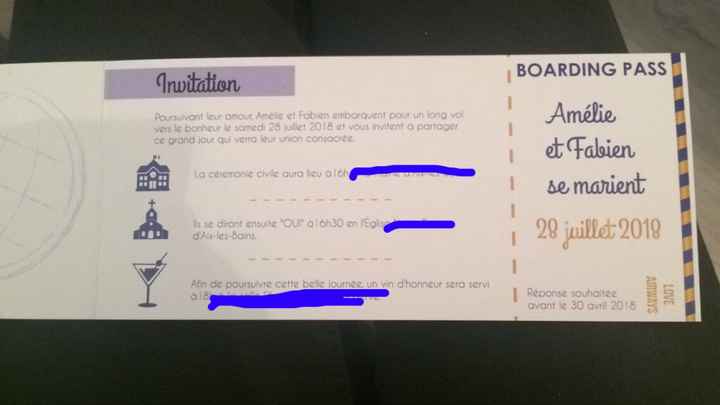 nous avons enfin Reçu nos Faire-parts ! 😃😍 - 3