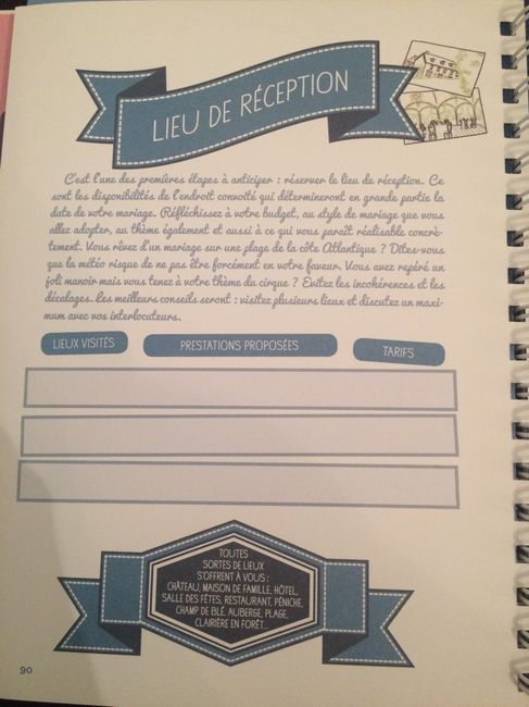 Carnet organisation de mariage 5