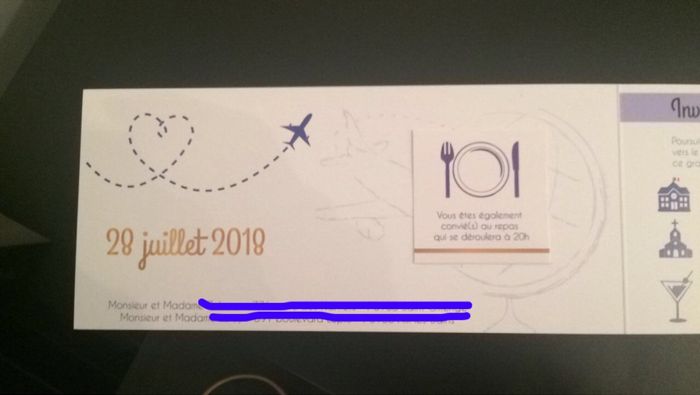  nous avons enfin Reçu nos Faire-parts ! 😃😍 - 2
