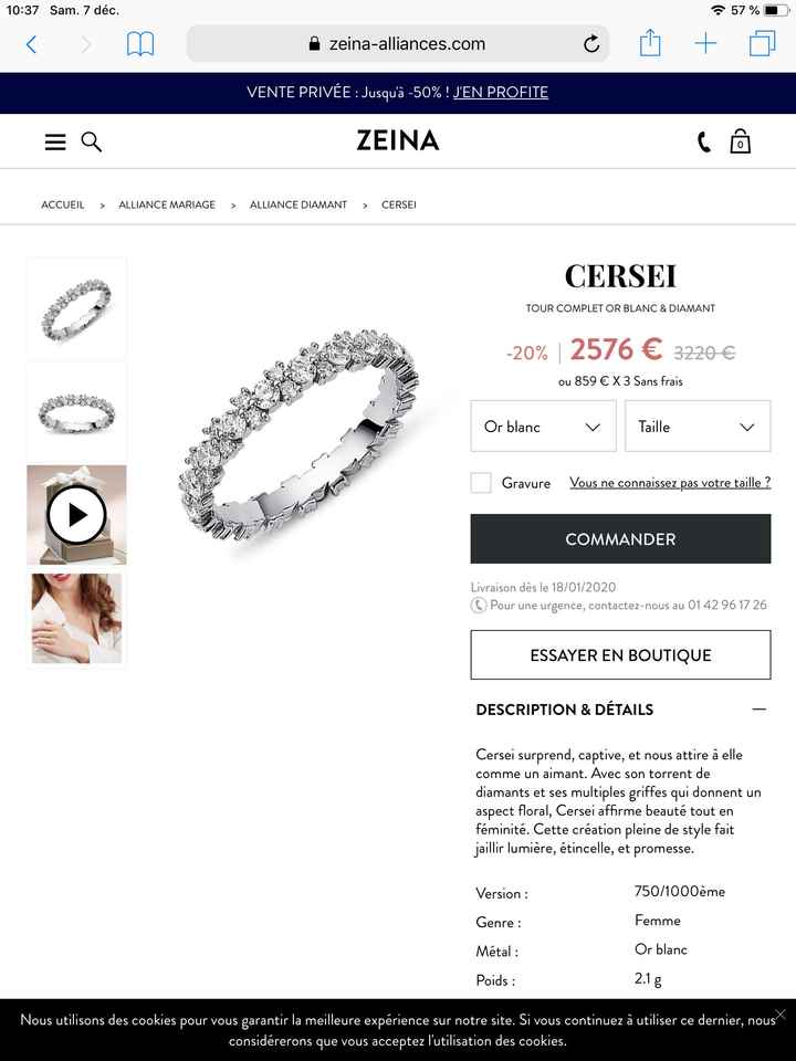 Comment sont vos alliances ? - 2