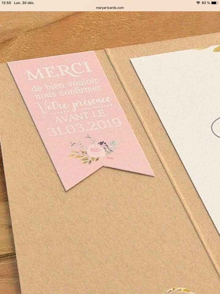 Vos avis sur mon faire-part :) - 5