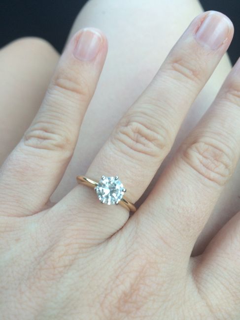 Bague de fiançailles sur mesure - 1