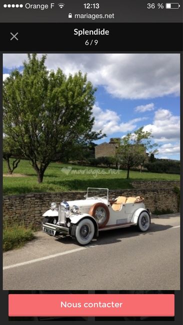 Notre voiture de mariage - 1
