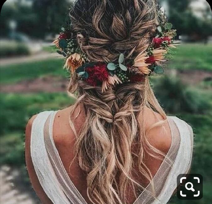 Coiffure mariée cheveux détachées 2