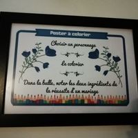 Cadre table livre d'or - 2