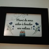 Cadre table livre d'or - 3