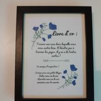 Cadre table livre d'or - 4