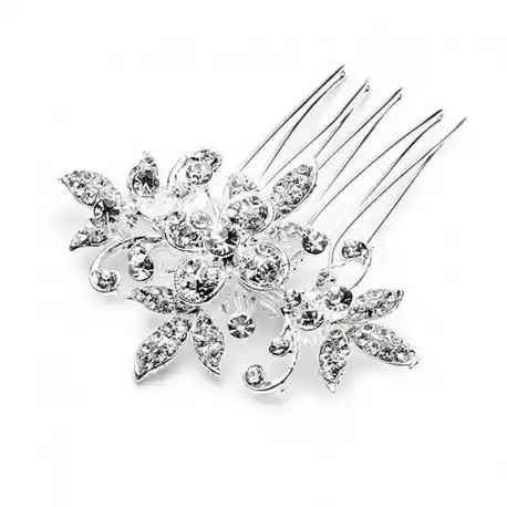 Boucles d'oreille et peigne a cheveux - 2