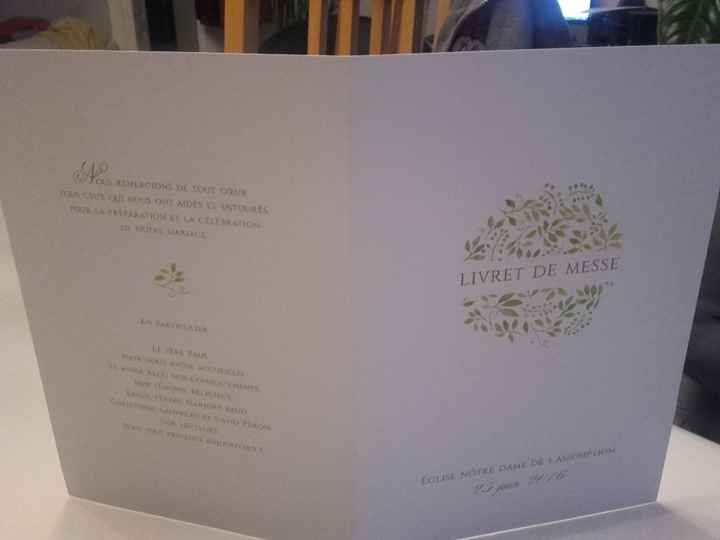livret de messe 