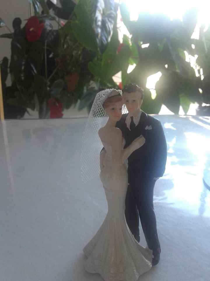 Voilà ma figurine pour la pièce montée