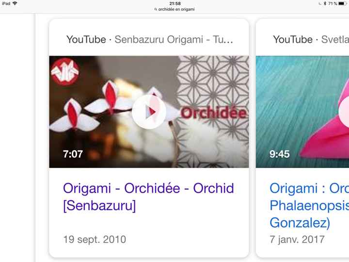 Tuto orchidée youtube