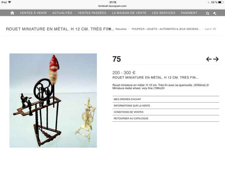 Rouet miniature