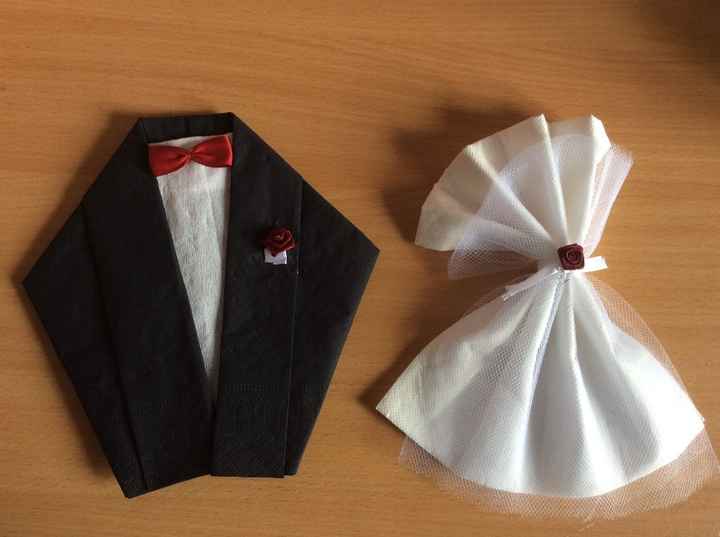 Serviettes de deco pour assiettes