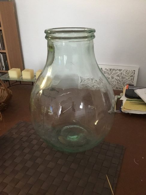 Gros vase en verre