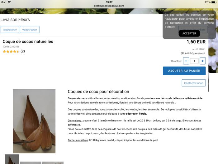 Coques de coco 