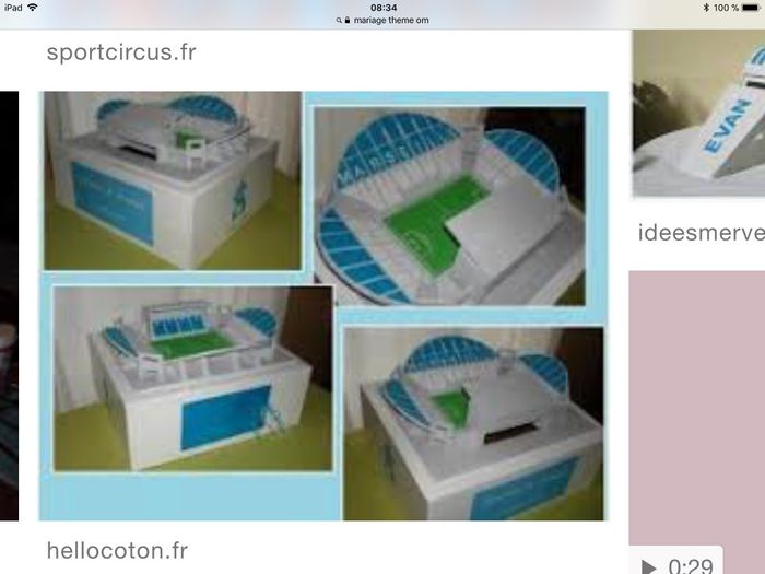 Urne en terrain de foot