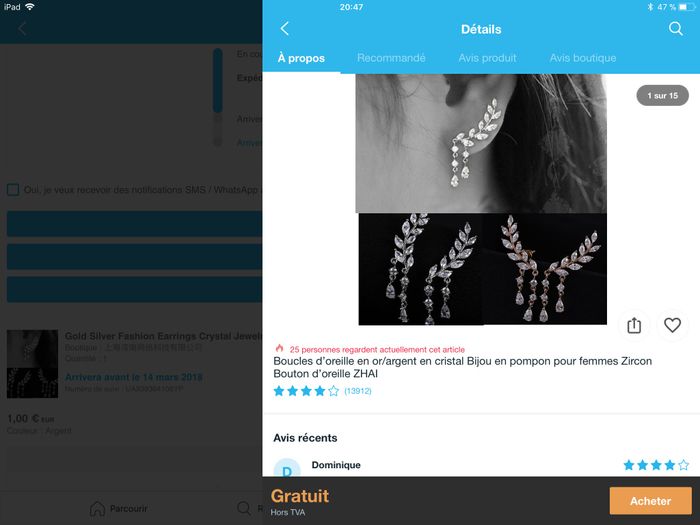 Colis wish ...deception 3