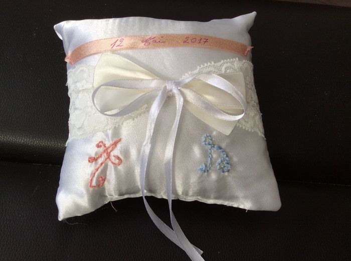 Coussin d’alliance à finir
