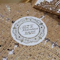 Faire-parts Chic / Doré - 1