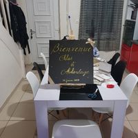 Panneau de bienvenue - Thème Doré - 1