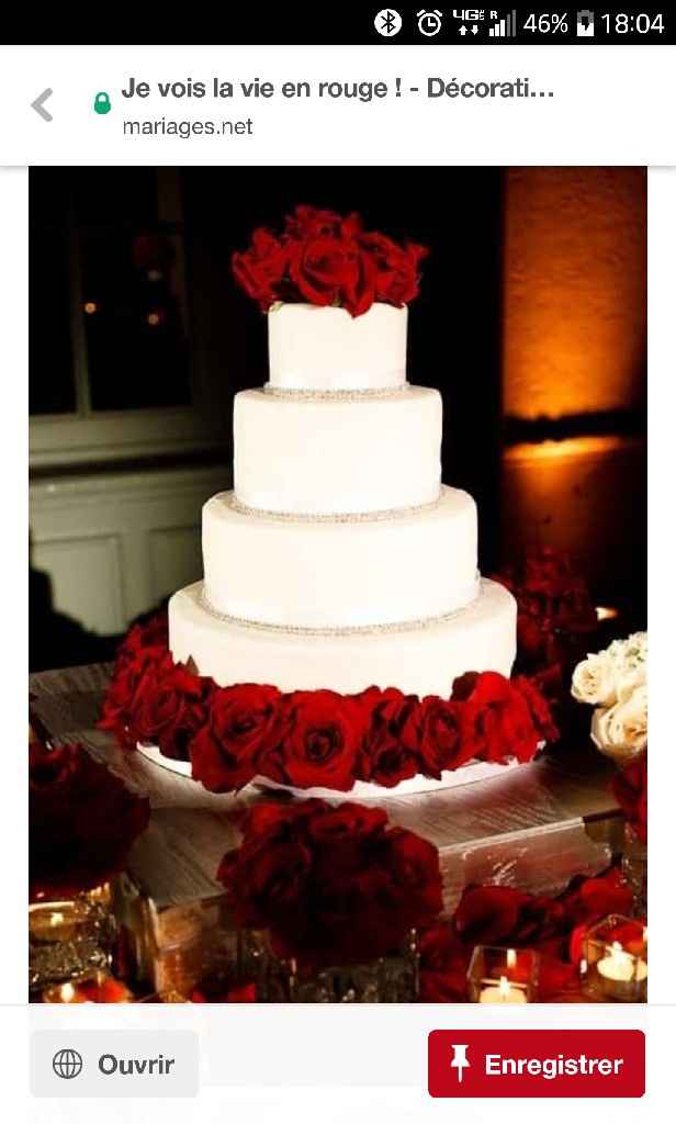 Wedding Cake Rouge Et Blanc Conseils Saveurs Et Ingredients Banquets Forum Mariages Net