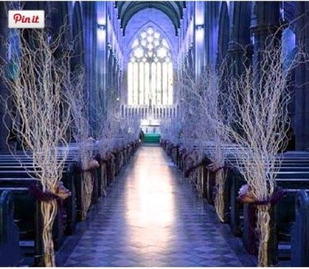 Deco d'eglise pour l'hiver