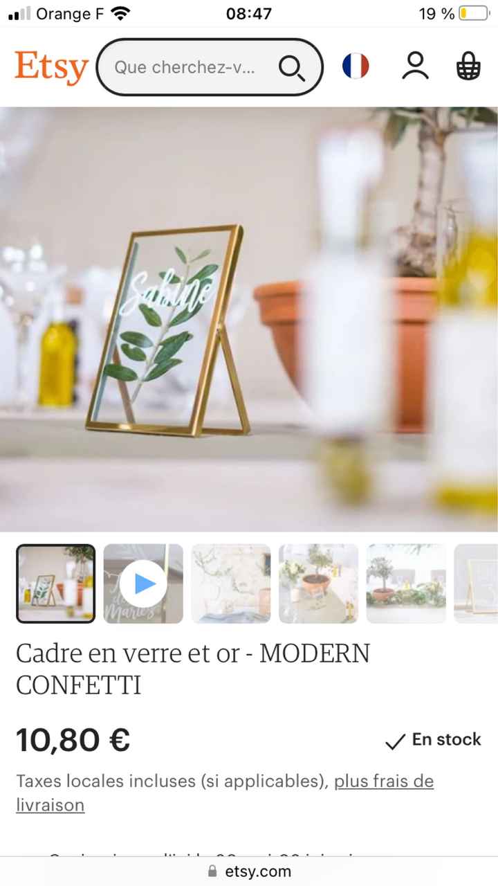 Question cadre verre et laiton - 1