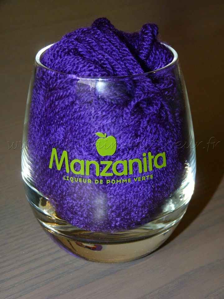 Verre déco trouvé - 1