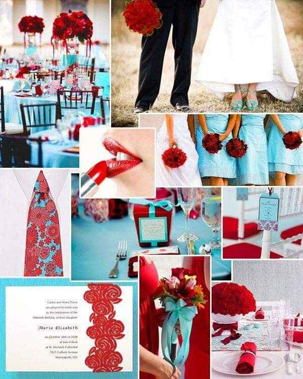 Le rouge dans un mariage - 1