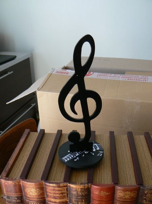 Clef de sol à poser sur un meuble ou autre ...