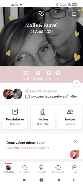 Ton mariage approche ? Le compte à rebours est lancé ! ⌚ 1