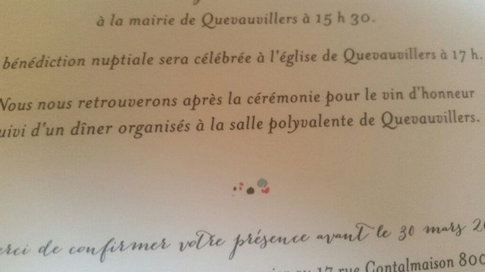 Faire part - 1