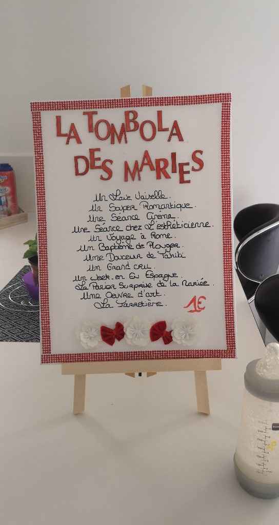 Tombola des mariés - 1