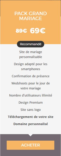 Que ton mariage soit Unique ! Gagne la web Premium 💙 2