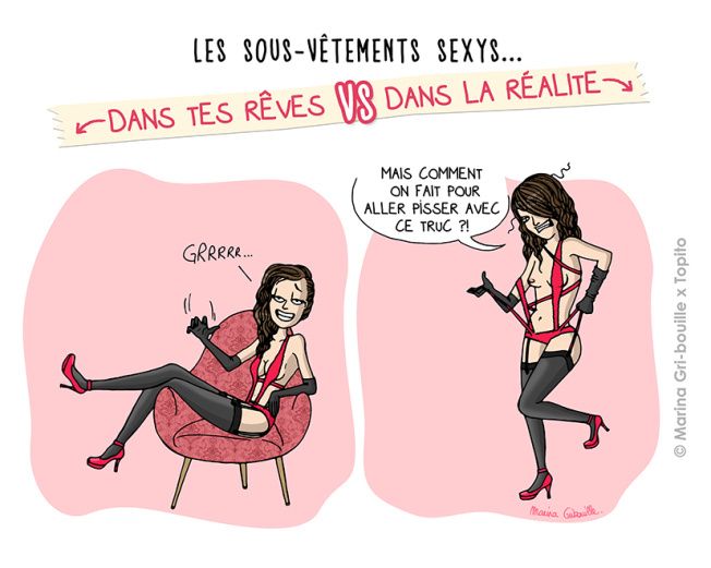 Rêve VS Réalité ... La tenue sexy 2