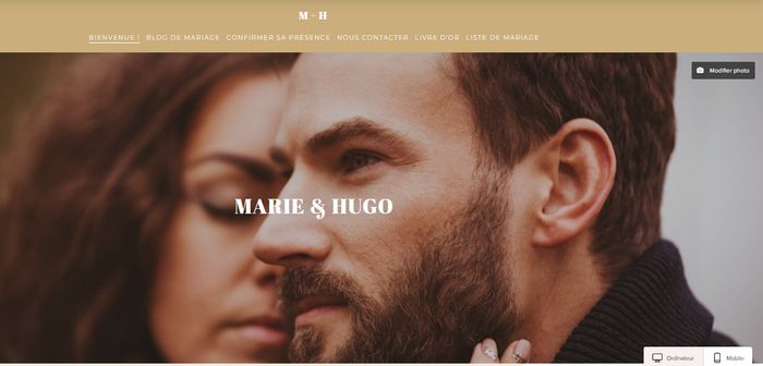 Découvre comment créer pas à pas ton site Web de mariage ! 👇 3