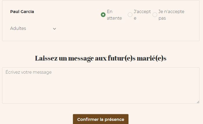 La confirmation de présence pour ton mariage en quelques pas : super facile ! 😜 3