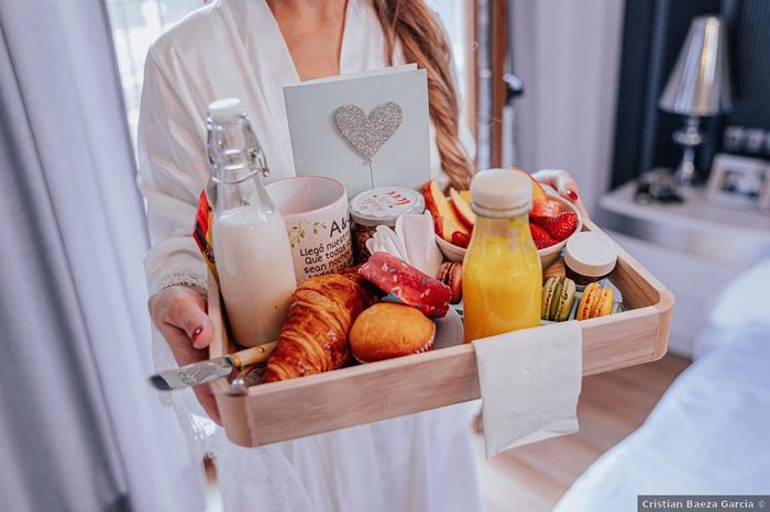 Si ta moitié te surprend avec ce petit-déjeuner le jour J...😍 1