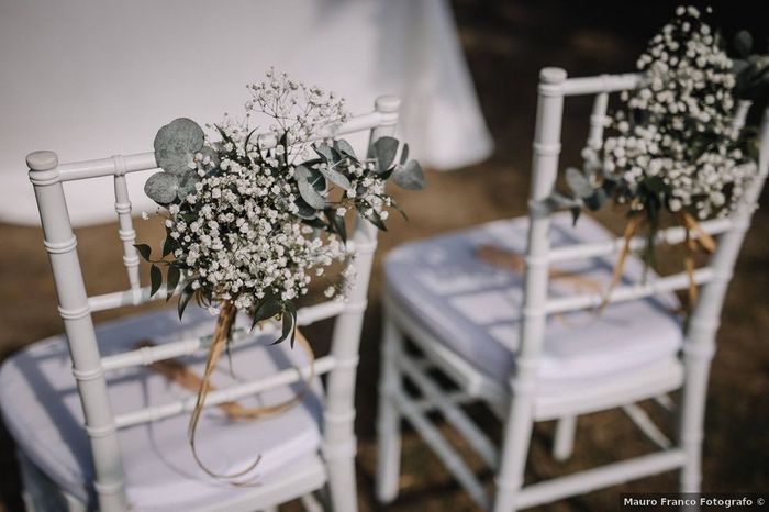Quel type de fleurs pour les chaises de cérémonie ? 🌸 2