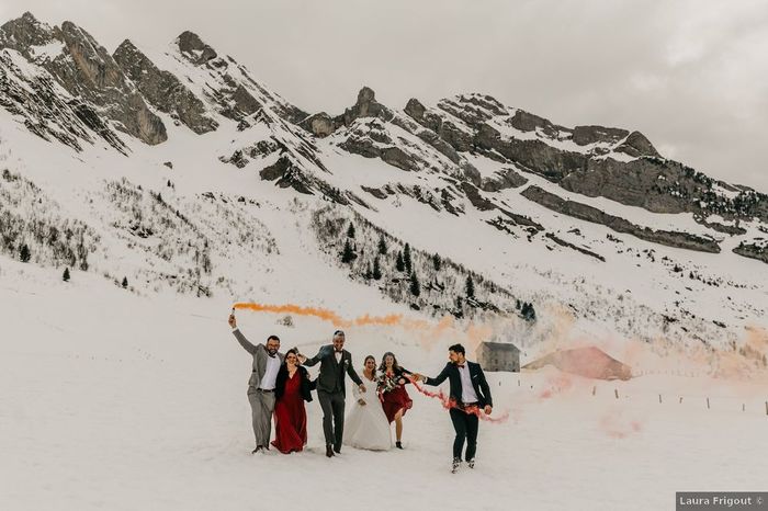 Un mariage sur le thème de Noël 1