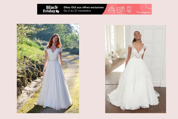 Black Friday sur la tenue de mariée : Choisis ton modèle 1