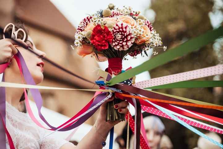 Le traditionnel lancer de bouquet ?! - 1