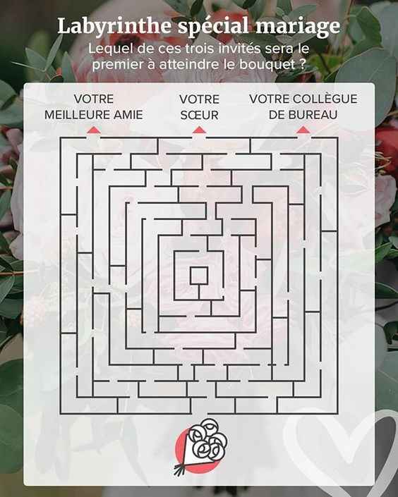 Résous ce labyrinthe spécial mariage 💜 - 1