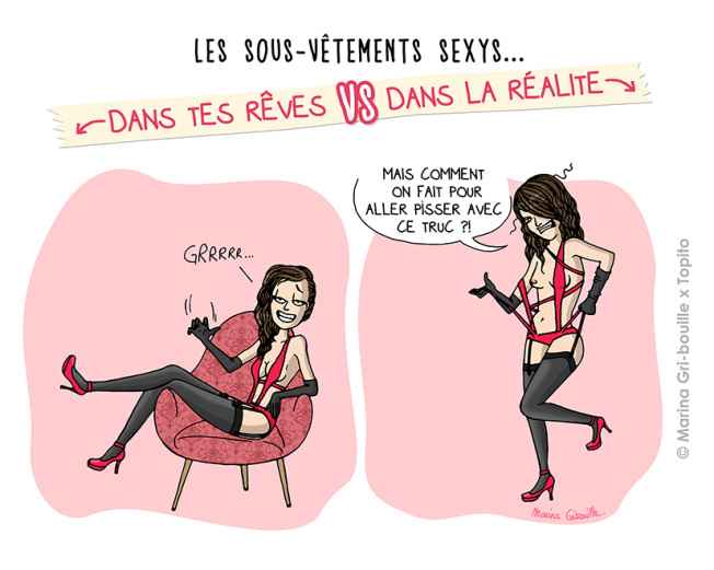 Rêve VS Réalité ... La tenue sexy - 1