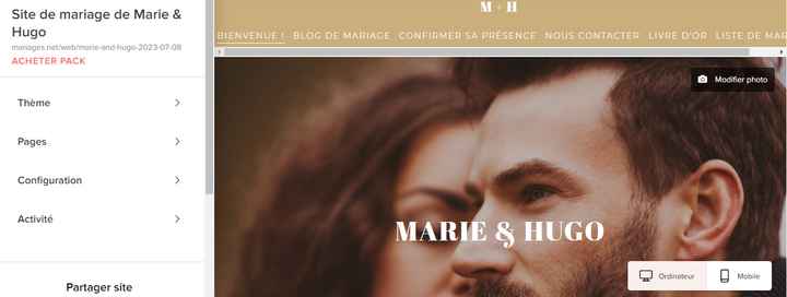 Découvre comment créer pas à pas ton site Web de mariage ! 👇 - 4