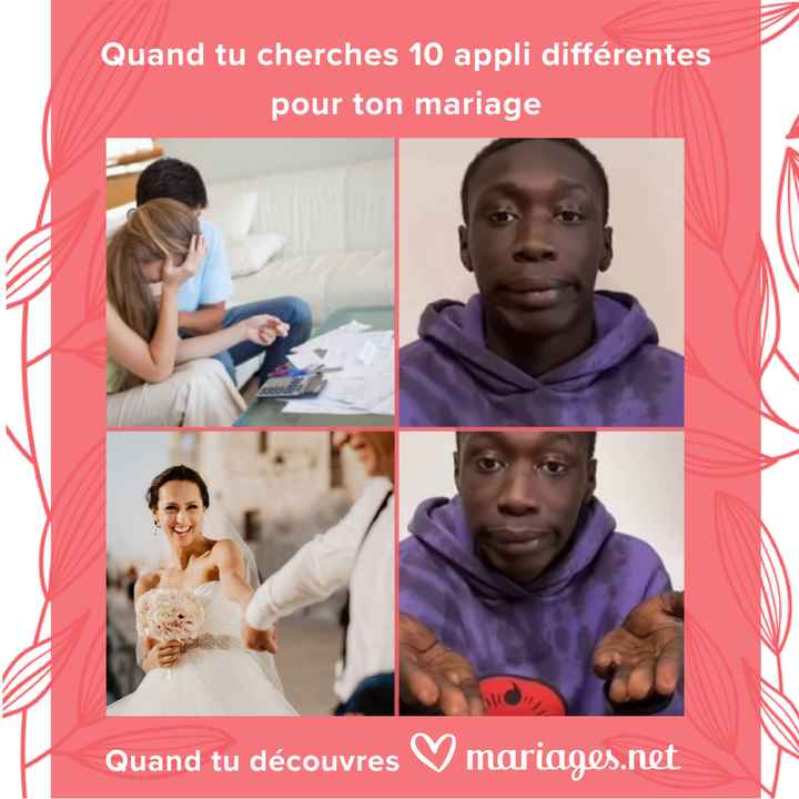 Quand tu découvres que Mariages.net existe...😎 - 1